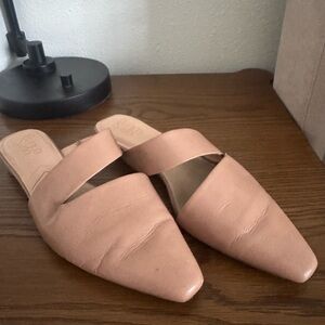 Franco Sarto Women's Tan Mules